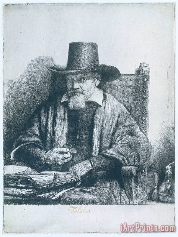 Rembrandt Arnold Tholinx Art Print