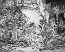 Rembrandt Nativity