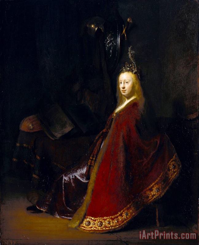 Rembrandt Harmensz van Rijn Minerva Art Painting