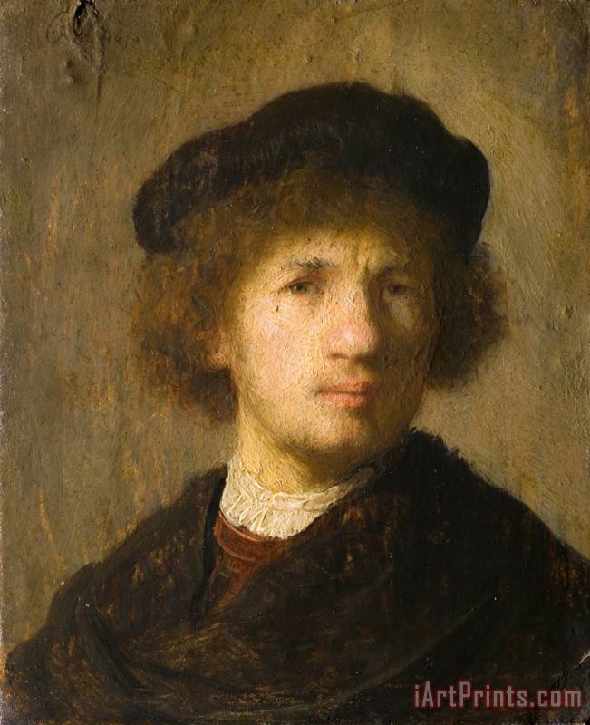 Rembrandt Harmensz van Rijn Selfportrait Art Print