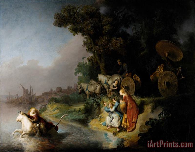 The Abduction of Europa painting - Rembrandt Harmensz van Rijn The Abduction of Europa Art Print