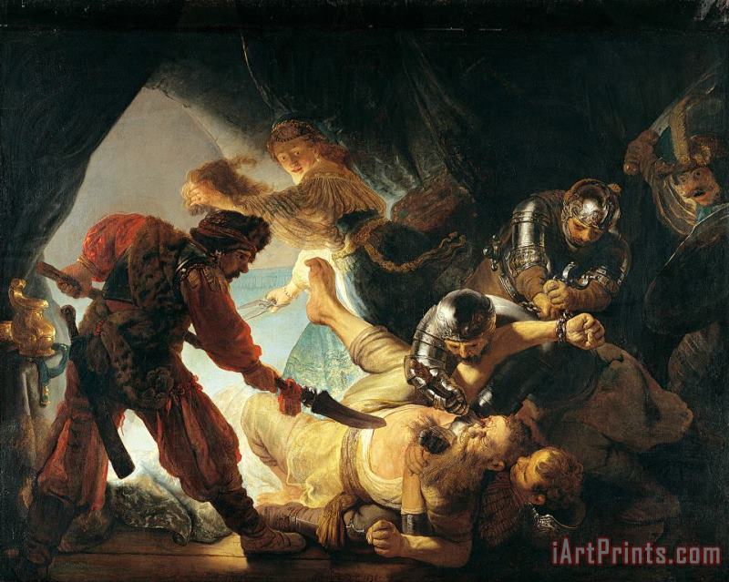 Rembrandt Harmensz van Rijn The Blinding of Samson Art Painting