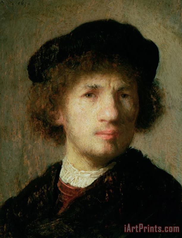 Rembrandt Harmenszoon van Rijn Self Portrait Art Print