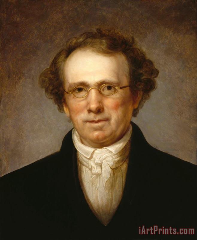 Rembrandt Peale Portrait of Henry Robinson Art Painting