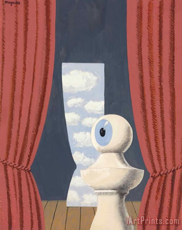 Hommage a Shakespeare painting - rene magritte Hommage a Shakespeare Art Print