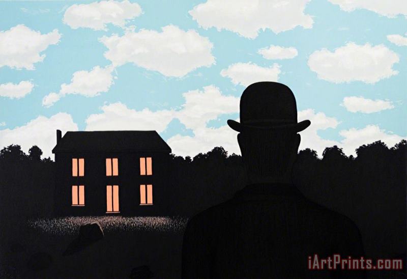 Rene Magritte L Empire Des Lumieres The Empire Of Light 2010 Painting L Empire Des Lumieres The Empire Of Light 2010 Print For Sale