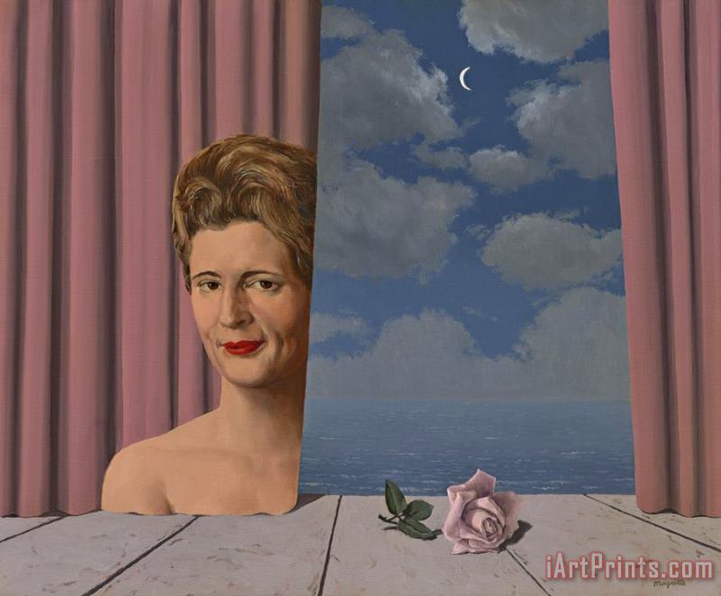 rene magritte L'endroit Du Decor, 1965 Art Painting