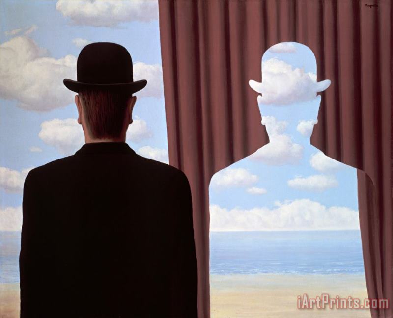 rene magritte La Decalcomanie, 1966 Art Painting