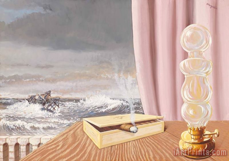rene magritte La Traversee Difficile (ii), 1946 Art Painting