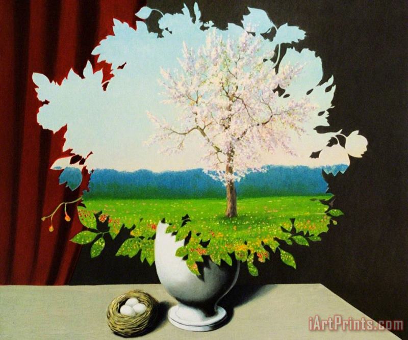 rene magritte Le Plagiat (plagiary), 2010 Art Painting