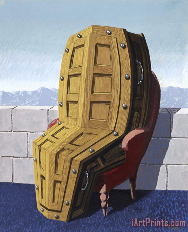 rene magritte Perspective Art Painting