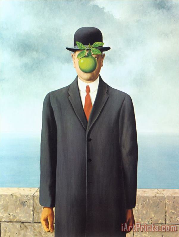 rene magritte Son of Man 1964 Art Painting