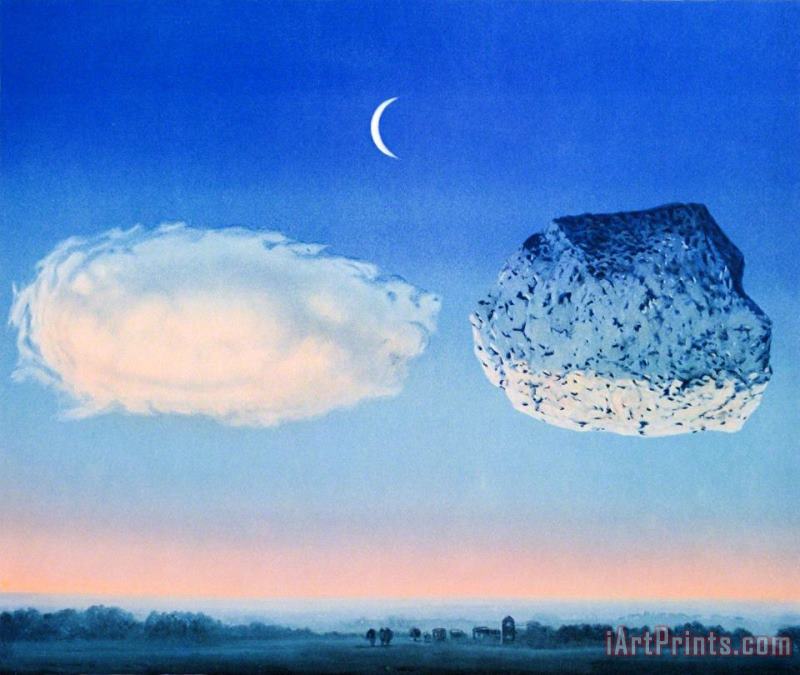 The Battle of The Argonne 1959 painting - rene magritte The Battle of The Argonne 1959 Art Print