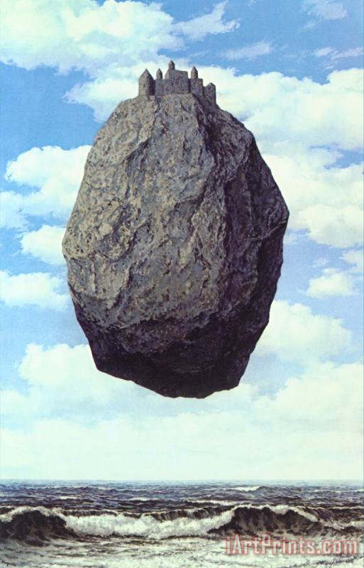 rene magritte The Castle of The Pyrenees 1959 Art Print