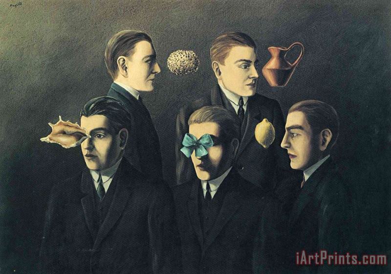 rene magritte The Familiar Objects 1928 Art Print