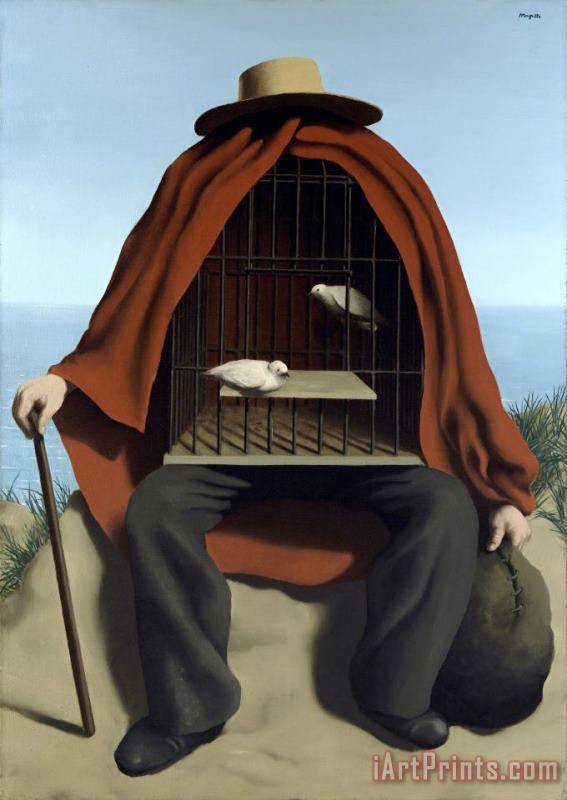 The Healer (le Therapeute), 1937 painting - rene magritte The Healer (le Therapeute), 1937 Art Print