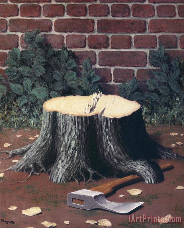 The Labours of Alexander 1950 painting - rene magritte The Labours of Alexander 1950 Art Print
