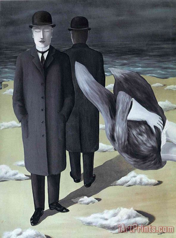 rene magritte The Meaning of Night 1927 Art Print