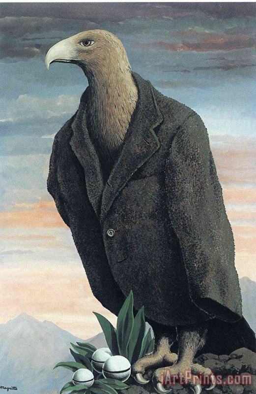 The Present 1939 painting - rene magritte The Present 1939 Art Print