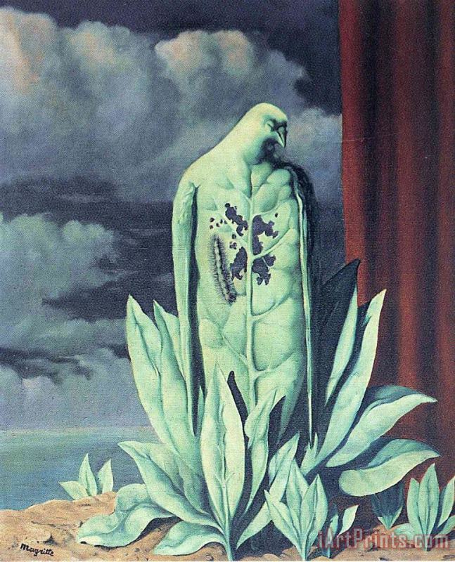 rene magritte The Taste of Sorrow 1948 Art Painting