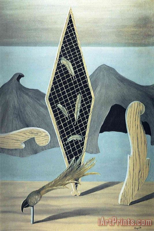 rene magritte Wreackage of The Shadow 1926 Art Painting