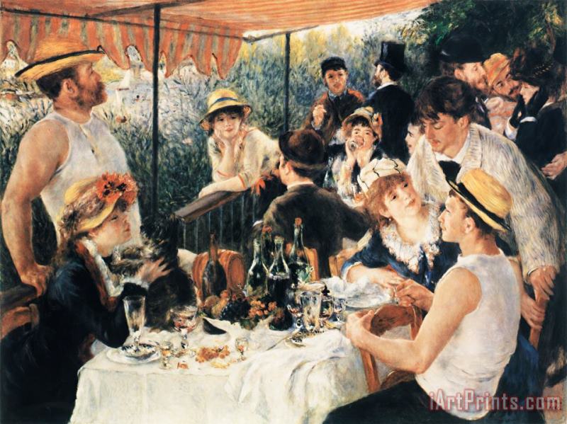 Renoir Luncheon Of The Boating Party Art Painting