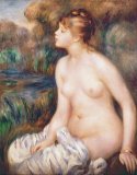 Seated Female Nude by Renoir