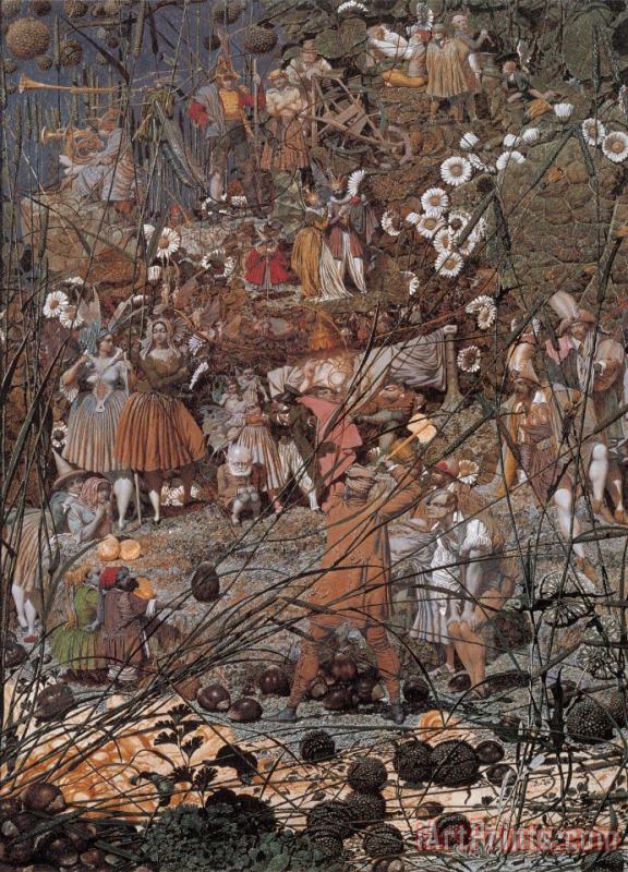 The Fairy Feller's Masterstroke painting - Richard Dadd The Fairy Feller's Masterstroke Art Print