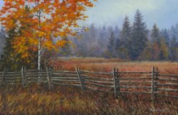 Richard De Wolfe Along the Stoney Batter Road painting