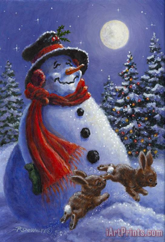Richard De Wolfe Holiday Magic Art Painting