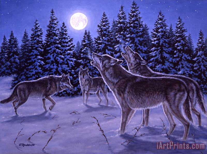 Richard De Wolfe The Howling Art Painting