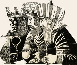 Richard Hook Three Kings painting