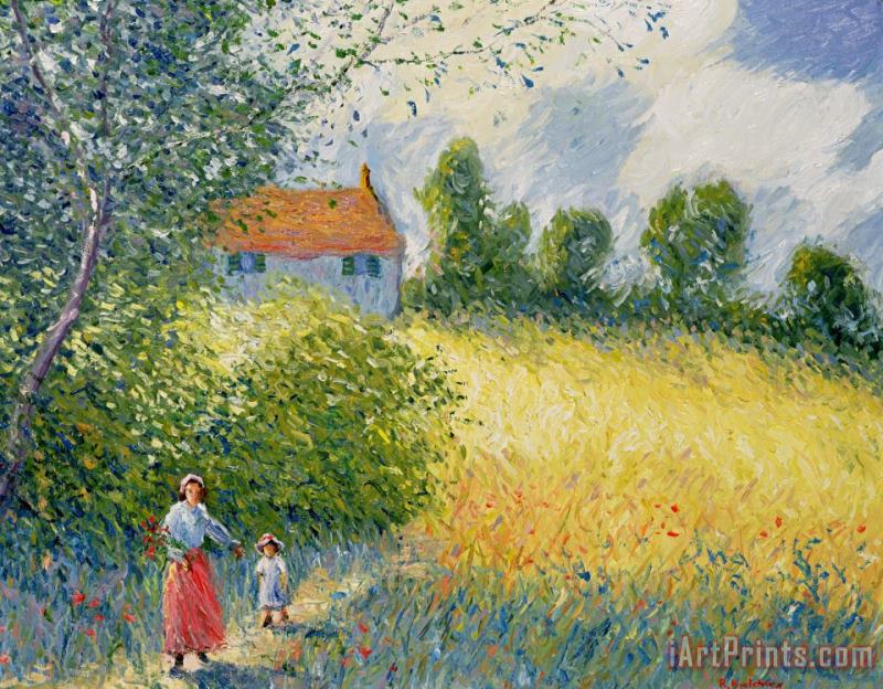 Richard Kretchmer The Meadow Path Art Painting