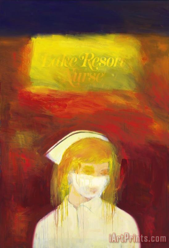 Lake Resort Nurse, 2003 painting - Richard Prince Lake Resort Nurse, 2003 Art Print