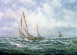 Richard Willis Fastnet Abeam painting