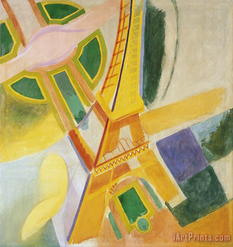 Robert Delaunay Eiffel Tower Art Painting