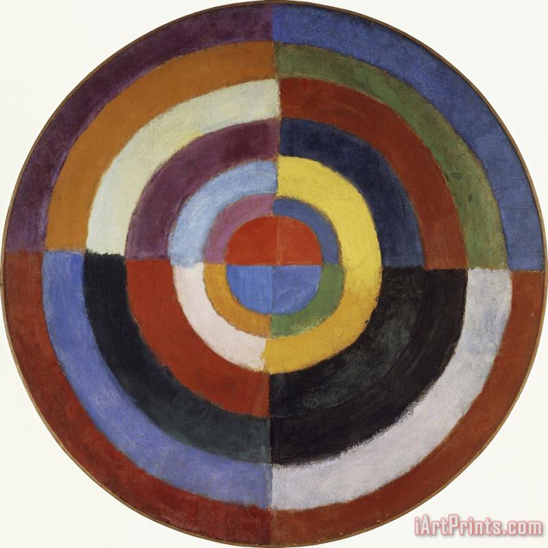 Robert Delaunay First Disc Art Painting