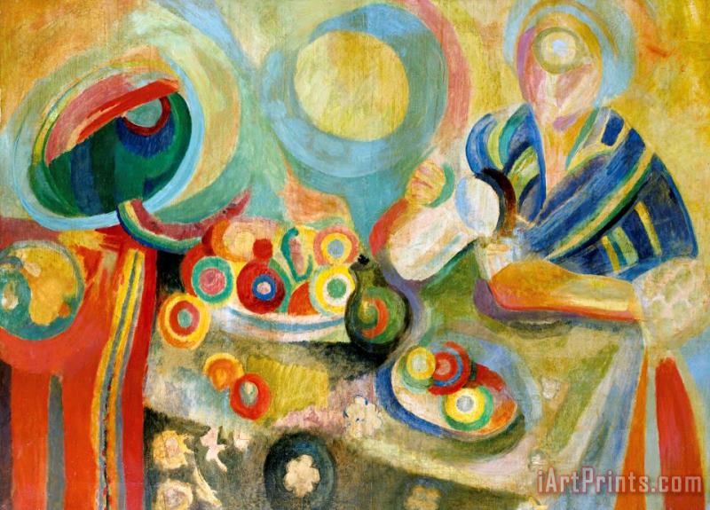Robert Delaunay Verseuse. Etude. Art Painting