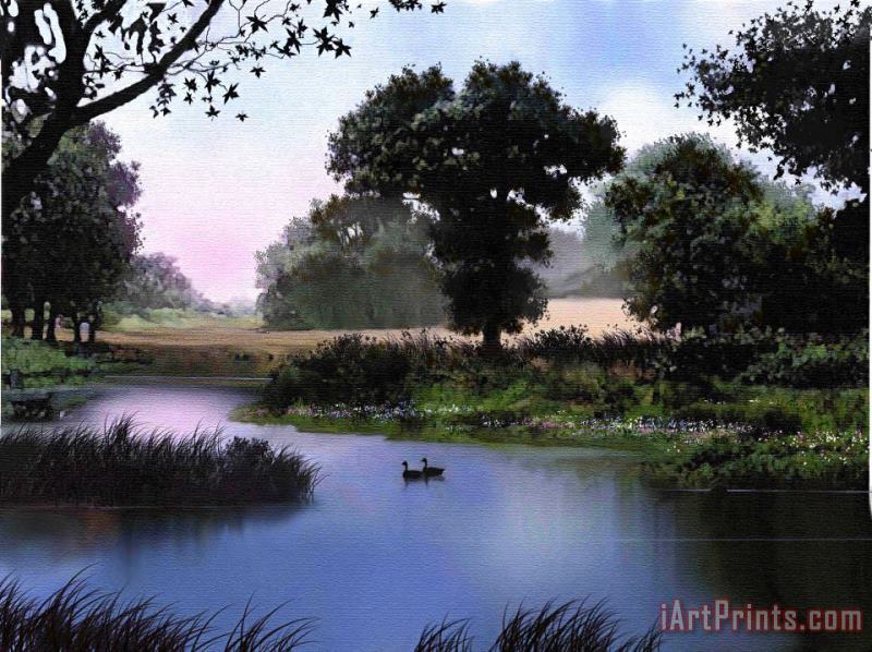 Robert Foster Goose pond Art Painting