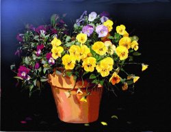 Robert Foster Mini Pansy Pot