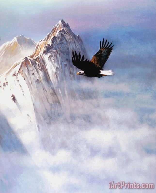 Mountain Majesty painting - Robert Foster Mountain Majesty Art Print