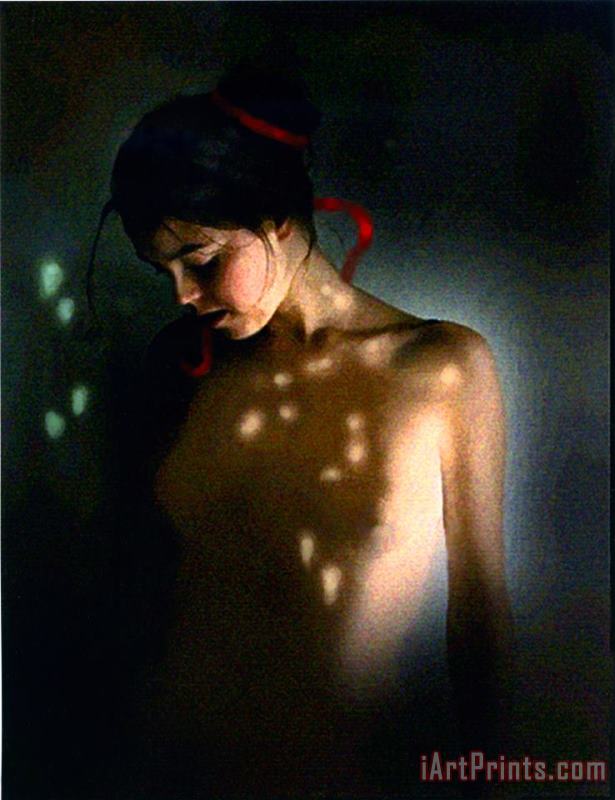 Nude Light painting - Robert Foster Nude Light Art Print