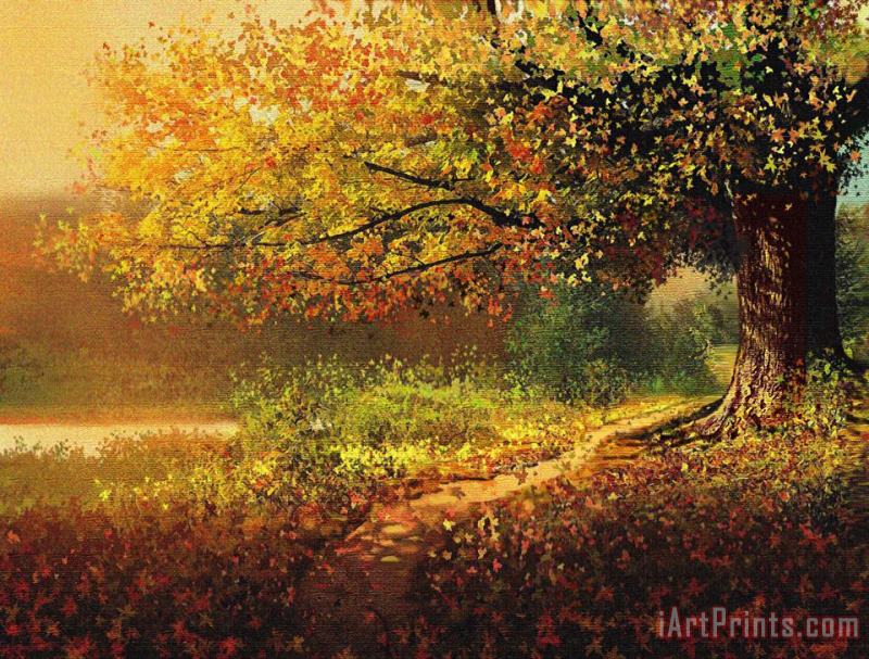 Old Path painting - Robert Foster Old Path Art Print