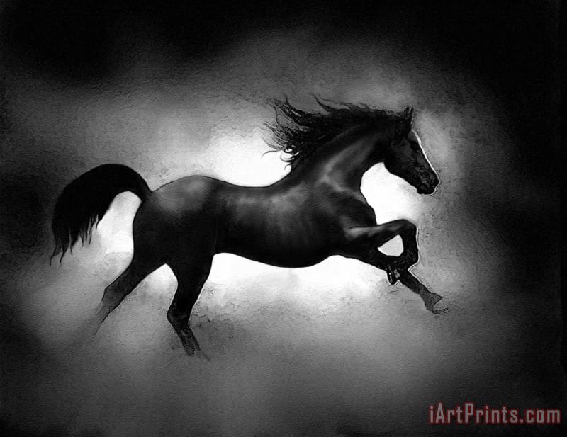 Robert Foster Running Horse Art Painting