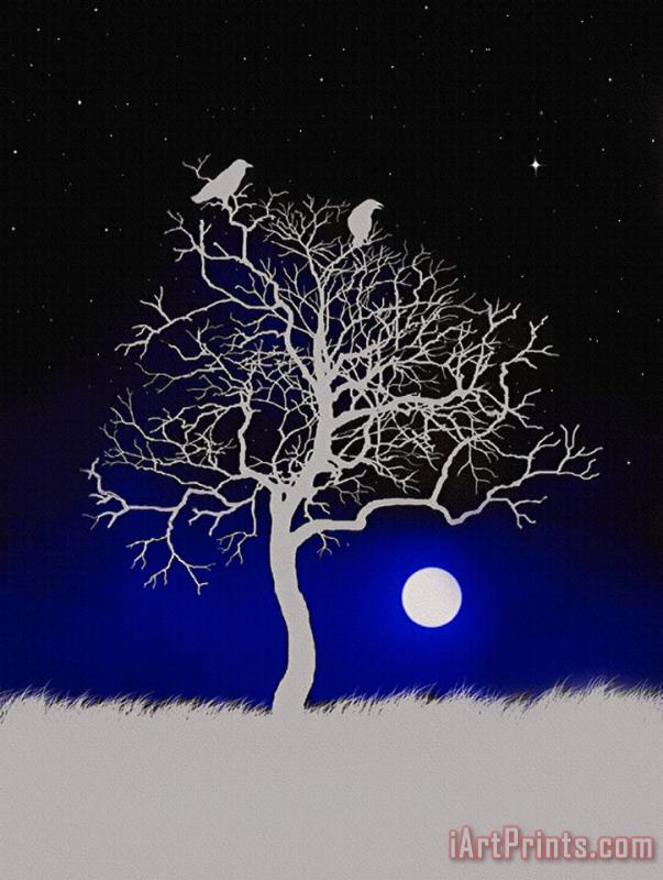 Robert Foster Sacred Raven Tree Art Painting