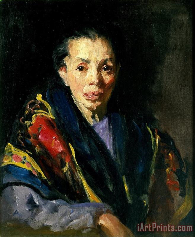 Robert Henri The Old Model (old Spanish Woman) Art Painting