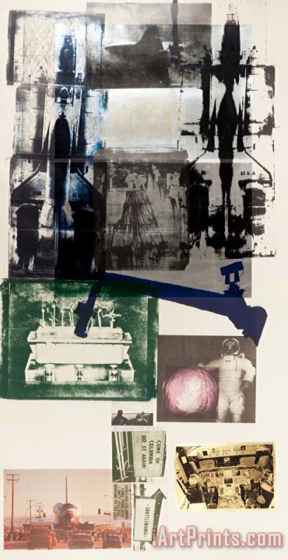 Robert Rauschenberg Hot Shot, 1983 Art Print