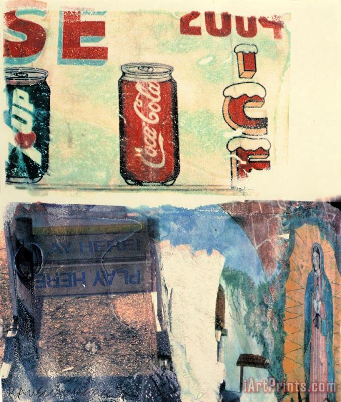 L.a. Uncovered #3, 1998 painting - Robert Rauschenberg L.a. Uncovered #3, 1998 Art Print