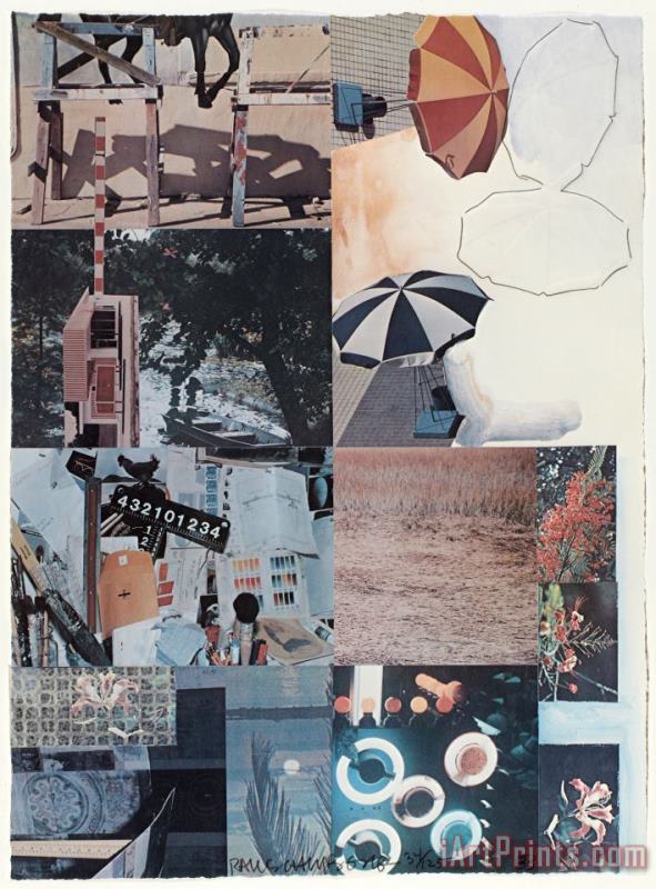 Robert Rauschenberg Most Distant Visible Part of The Sea, 1983 Art Print