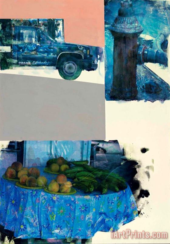Page 14, Paragraph 6 (short Stories), 2000 painting - Robert Rauschenberg Page 14, Paragraph 6 (short Stories), 2000 Art Print